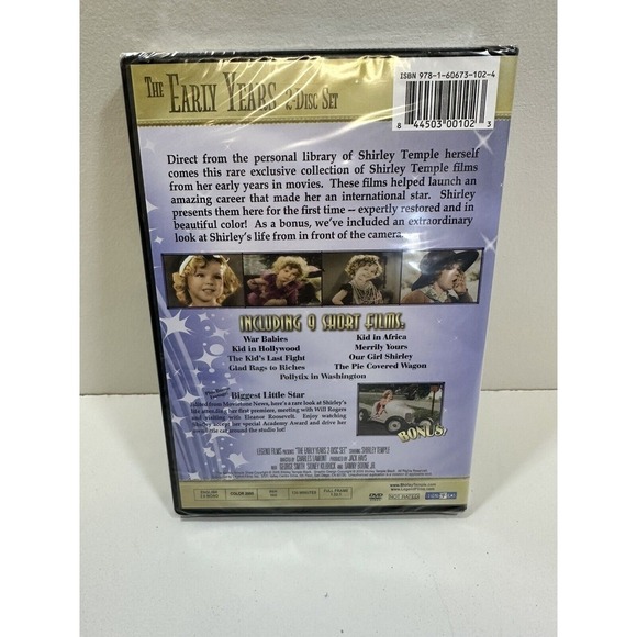 Shirley Temple Storybook Collection DVD The Early Years - My Early Years 2 - Picture 2 of 4